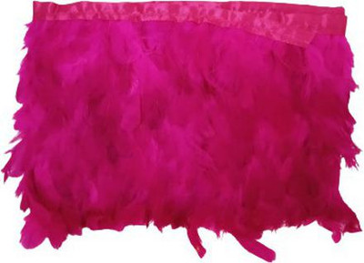 Shyam Diwane Fur Trim Fringe Lace & Border (4-5 Inch Width) Length 3Metre Lace Reel(Pack of 1)