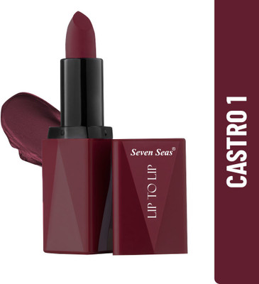 Seven Seas Lip To Lip Matte Lipstick High Coverage(Castro-I, 4.2 g)