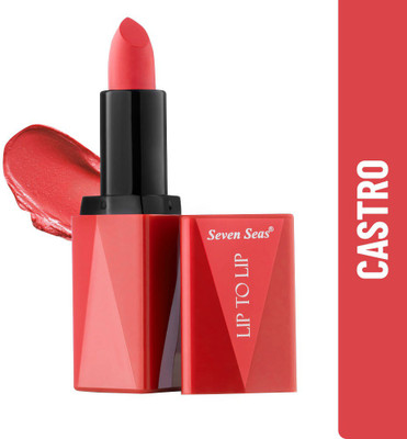 Seven Seas Lip To Lip Matte Lipstick High Coverage(Castro, 4.2 g)