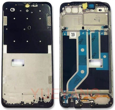 Sandreezz OPPO A12 (LCD Frame Middle Chassis) Front Panel(Black)