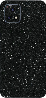 Mclaxa Black Glitter Back Mobile Skin.., Vivo Y72 5G, Black Glitter Mobile Skin(Black Glitter Skin With Super Matte Finish..)