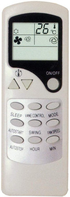 BhalTech 7A AC Compatible for  Carrier AC Remote Controller(White)