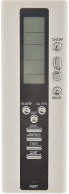 BhalTech 119 AC Compatible for  Carrier AC Remote Controller(White)