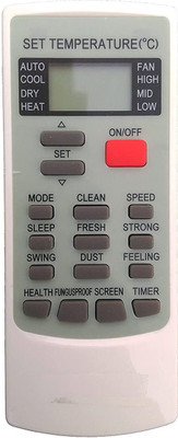 BhalTech YK-H/006E AC Compatible for Voltas AC (VE-45) Remote Controller(White)