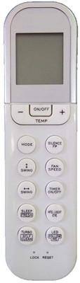 Piyush REMOTE COMPATIBLE FOR MEDIA AC COMPATIBLE TO 196.SEND OLD REMOTE PHOTO 9822247789 WHATSAPP FOR VERIFICATION Remote Controller(White)