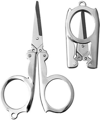 WunderVoX ® RXD-6-Small Folding Cutting Scissor Scissors(Set of 1, Silver)