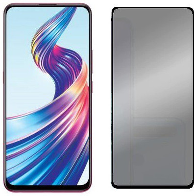 ECMERED Edge To Edge Tempered Glass for Oppo Reno2 F, Reno 2F, OPPO Reno 2z, Reno 2Z Privacy(Pack of 1)