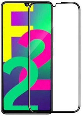 Shree Store Edge To Edge Tempered Glass for Samsung Galaxy F22(Pack of 1)