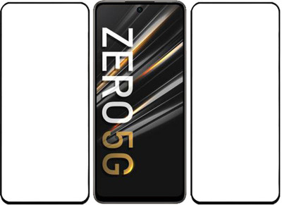 KARTRAY Edge To Edge Tempered Glass for Infinix Zero 5G(Pack of 2)