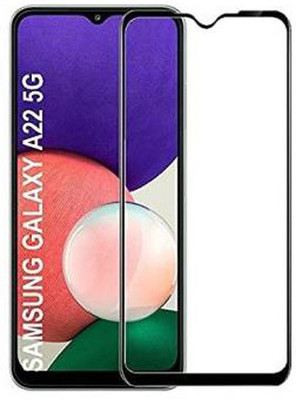 Shree Store Edge To Edge Tempered Glass for Samsung Galaxy A22 5g(Pack of 1)