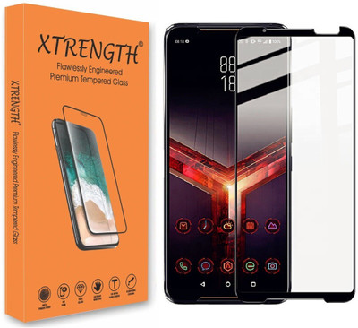 XTRENGTH Edge To Edge Tempered Glass for ASUS Rog Phone 5s(Pack of 1)