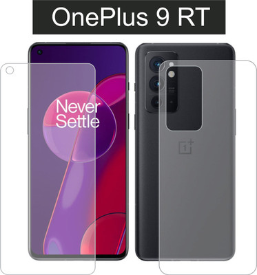 raxxy Front and Back Screen Guard for OnePlus 9 RT(Pack of 2)