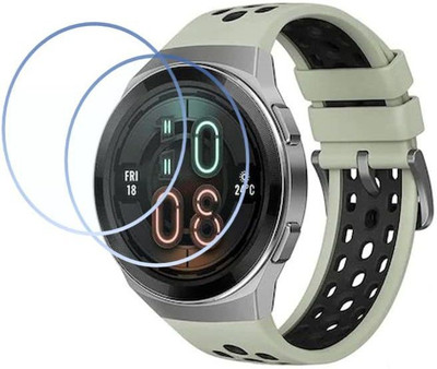 CUBES Screen Guard for Huawei Watch 2e Active | 1.42 Inch | Soft and Flexible | Touch Sensitive | Unbreakable | Ultra Thin| Edge To Edge TPU Film ( Not a Tempered Glass )(Pack of 2)
