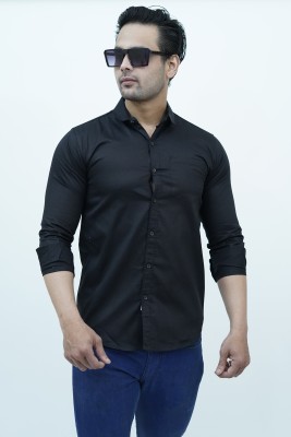 Don Bosco Men Solid Casual Black Shirt