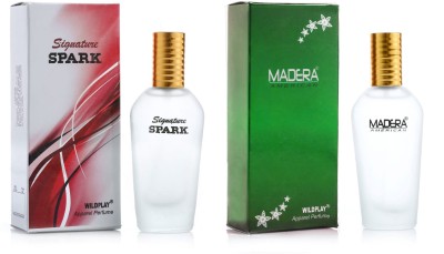 Wildplay Signature Spark & American Madera 25ml Spray Each Perfume  -  50 ml(For Men & Women)