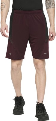 BLACK PANTHER Solid Men Maroon Sports Shorts