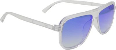 Els Rectangular Sunglasses(For Men & Women, Blue)