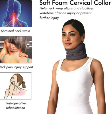 NUBICO Cervical Collar Soft Neck belt Neck Support Neck Support(Grey)