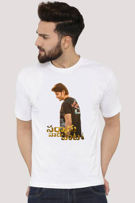 Deccan Store Graphic Print Men Round Neck White T-Shirt