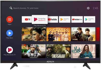 View Adsun Smart Series 60 cm (24 inch) HD Ready LED Smart TV(A-2440S)  Price Online