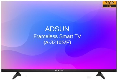 View Adsun Frameless 80 cm (32 inch) HD Ready LED Smart TV(A-3210S/F)  Price Online