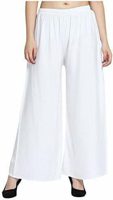 Chic Attire Regular Fit Women White Trousers