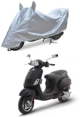 A2D Two Wheeler Cover for Piaggio(Vespa SXL 125, Silver)