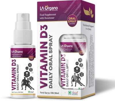 27% OFF on LA Organo Vitamin D3 Daily Oral Spray Immune Support Supplement - 240 Spray(40 ml) 27% OFF on LA Organo Vitamin D3 Daily Oral Spray Immune Support Supplement - 240 Spray(40 ml)