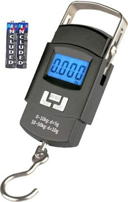 Maitri Enterprises 50 kg Hook Type Digital Led Screen Portable Luggage Type Weighing Scale(Black)