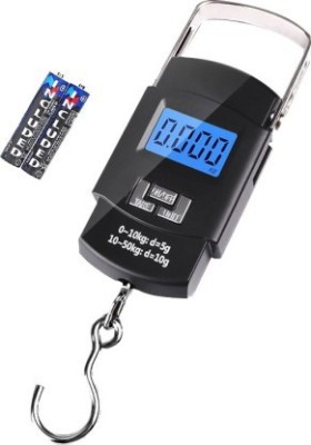 Maitri Enterprises 0g-50Kg Digital Hanging Luggage Fishing Portable Weight Scale Weighing Scale(Black)