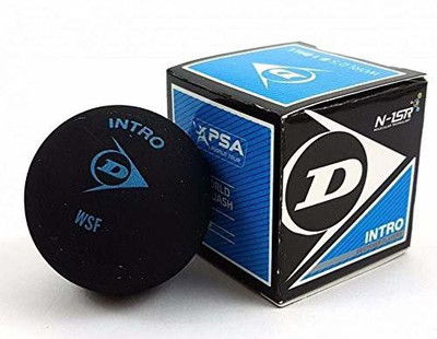 DUNLOP Squash Ball (Pack of 1, Black) Squash Ball(Standard, Pack of 1)
