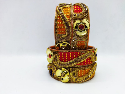 Soniaa Creation Alloy Brass Kada(Pack of 4)