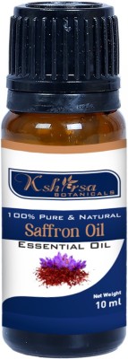 Kshirsa Botanicals Pure & Natural Saffron Oil (Crocus Sativus L) for Skin Care & Hair Care(10 ml)