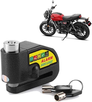 ZRIDE Anti-Theft Alarm Wheel Disc Brake Security Bike Alarm Lock Waterproof 110db Heavy Duty For Honda CB 350RS Disc Lock(Black)