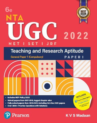 UGC Net /Set/Jrf Paper 1 Teaching and Research Aptitude - 2019- 2021 Fully Solved Papers Including Oct- Dec 2021(English, Paperback, Madaan K.V.S.)