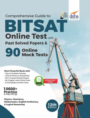 Comprehensive Guide to BITSAT Online Test with Past Solved Papers & 90 Online Mock Tests 12th edition(Paperback, Disha Experts)