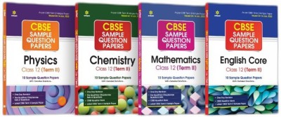 Arihant CBSE Term 2 Physics, Chemistry, Mathematics & English Core Class 12 Sample Question Papers (As per CBSE Term 2 Sample Paper Issued on 14 Jan 2022) (Set of 4 Books)(English, Paperback, unknown)