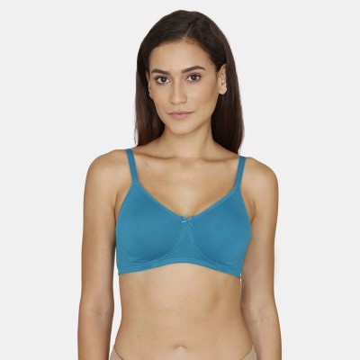 ZIVAME Women T-Shirt Non Padded Bra(Blue)