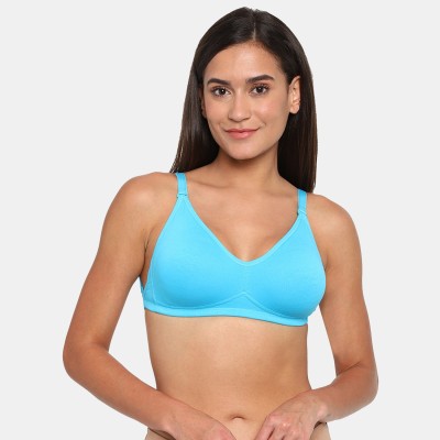 ZIVAME Women Full Coverage Non Padded Bra(Blue)