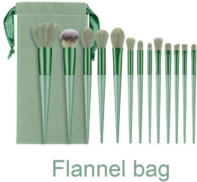 lakyou Glow Makeup Brushes With Brush Holder/Fix Pouch Combo of 13 Brushes(Pack of 13)