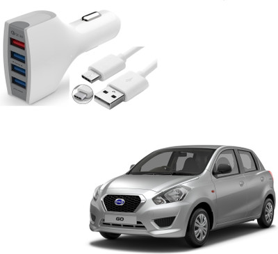 KOZDIKO 24 W Turbo Car Charger(White, With USB Cable)