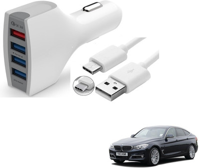 KOZDIKO 24 W Turbo Car Charger(White, With USB Cable)