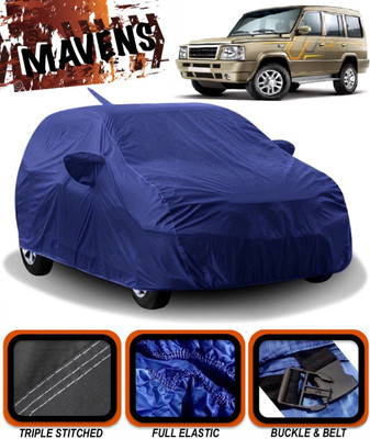 MAVENS Car Cover For Tata Sumo Gold (With Mirror Pockets)(Blue)