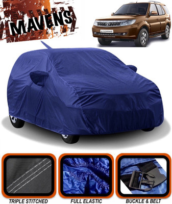 MAVENS Car Cover For Tata Safari Storme (With Mirror Pockets)(Blue)