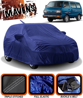 MAVENS Car Cover For Maruti Suzuki Omni (With Mirror Pockets)(Blue)