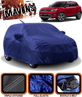 MAVENS Car Cover For Mahindra XUV 300 (With Mirror Pockets)(Blue)