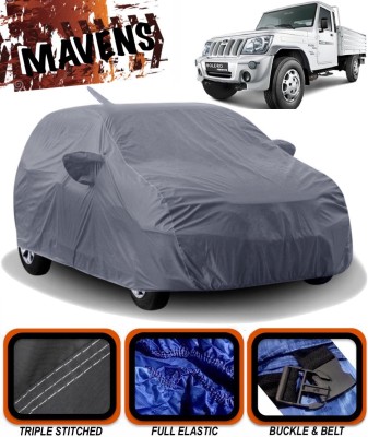MAVENS Car Cover For Mahindra Bolero 2.5 Diesel (With Mirror Pockets)(Grey)
