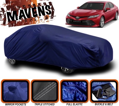 MAVENS Car Cover For Toyota Camry (With Mirror Pockets)(Blue)