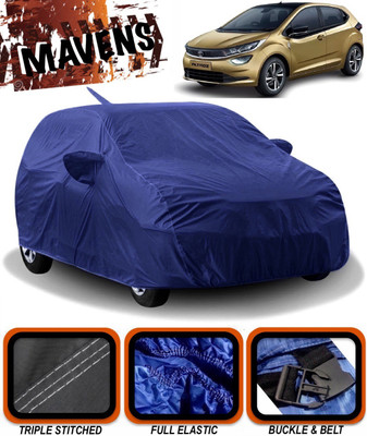 MAVENS Car Cover For Tata Altroz (With Mirror Pockets)(Blue)