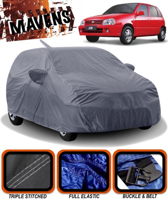 MAVENS Car Cover For Maruti Suzuki Zen (With Mirror Pockets)(Grey)